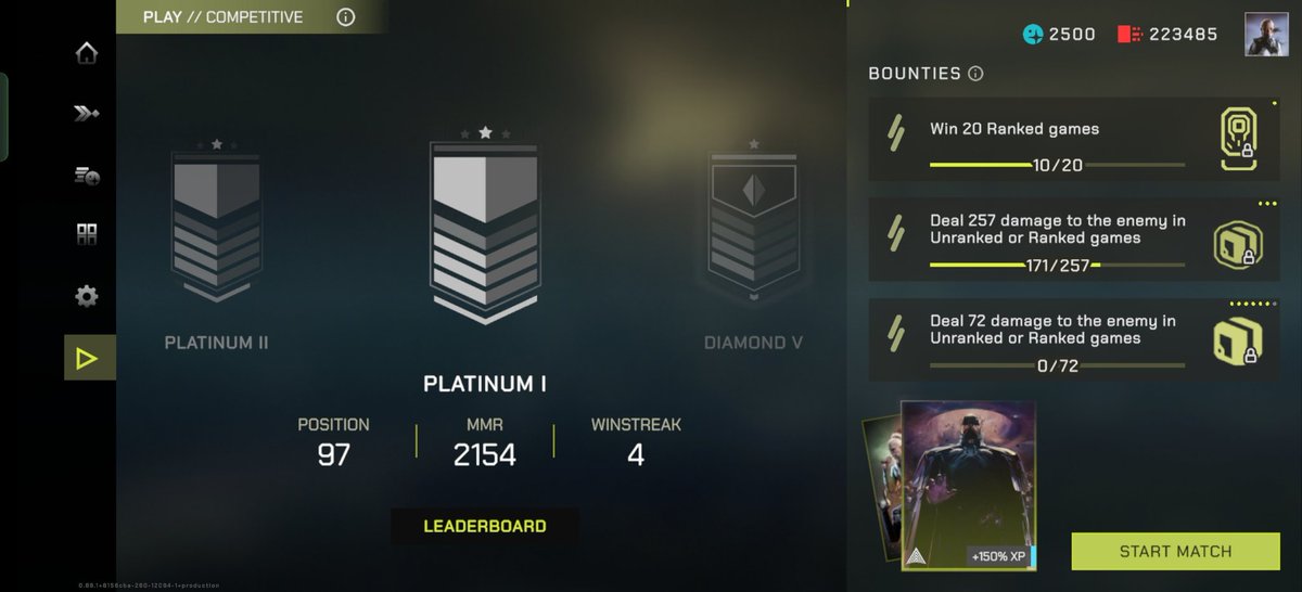 1ronlad's tweet image. Did some decent grind this weekend in @ParallelTCG to catch up.

Hit top 100 let&apos;s gooo. 
Should hit diamond soon. Ngl the prime earnings are pretty lit now and folks who were complaining about facing masters should try it now.
-&amp;gt; 0 masters faced this season