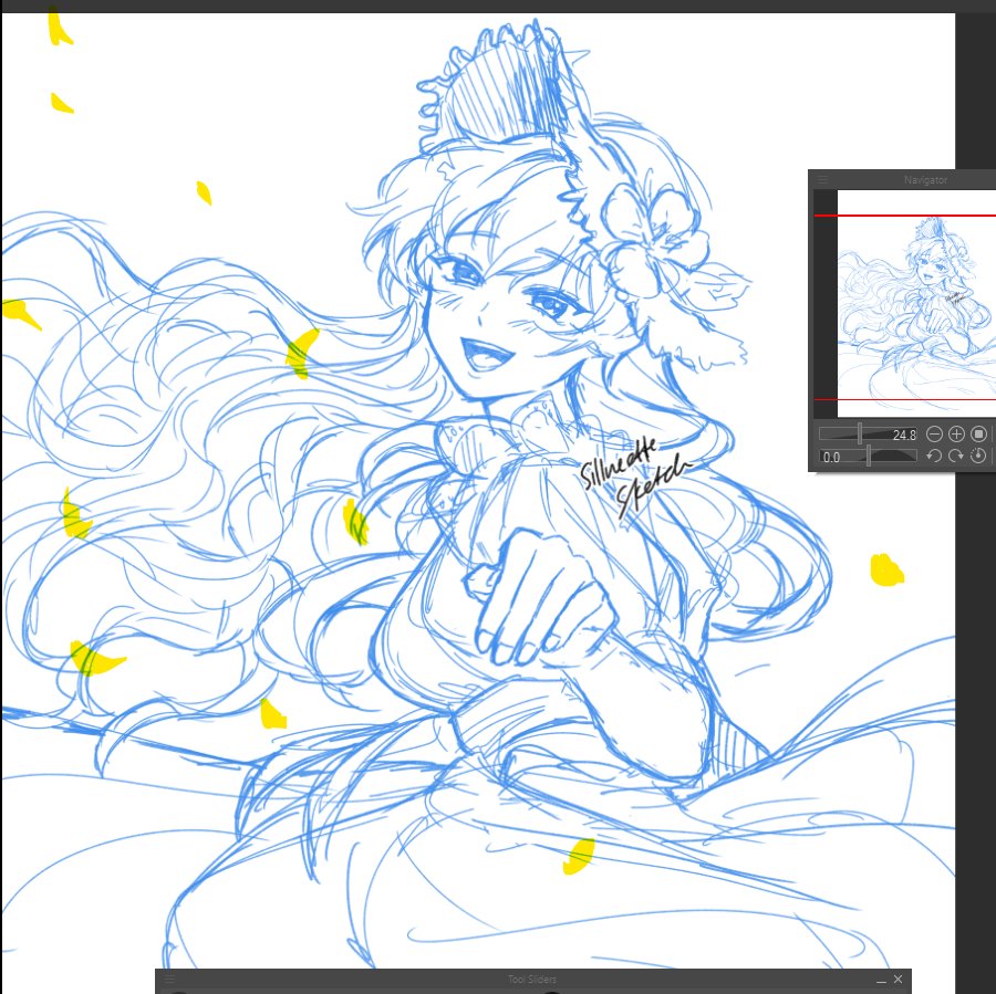 I clean my sketch a bit n now my sona giving "wife died in the first act" vibes lol