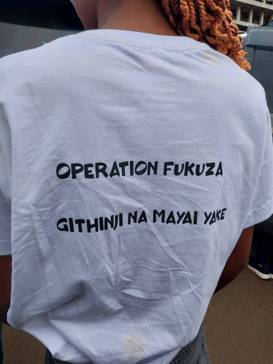 Operation Fukuza Githinji na Mayai yake. 
#RutoMustGo
 
#WANTAM