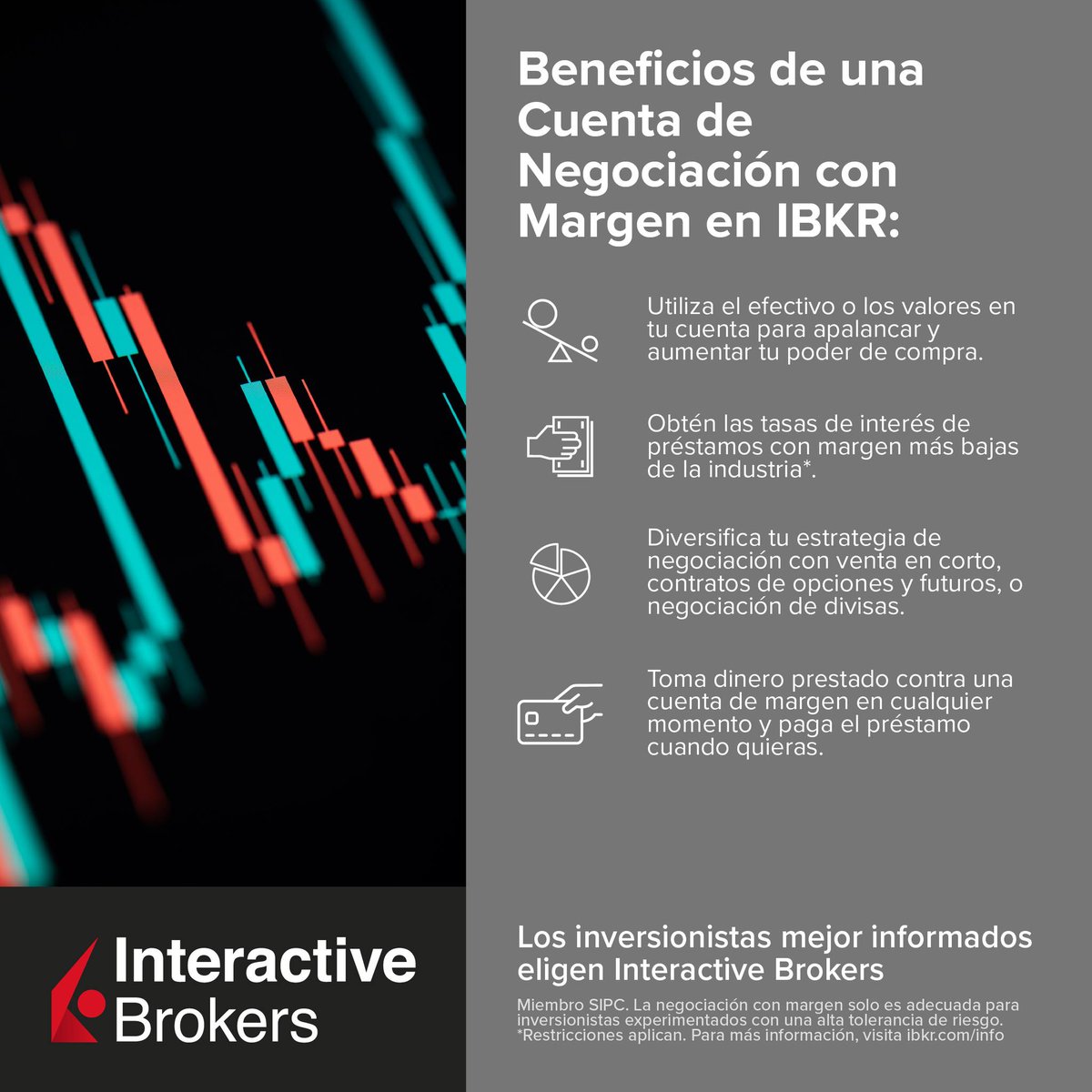 IBKRespanol's tweet image. Amplía tus oportunidades de inversión con la negociación con #margen en #InteractiveBrokers: ibtweet.com/margenest