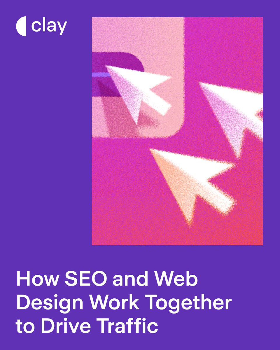 clayglobal's tweet image. SEO is how people find, understand, and trust your pages: clay.global/blog/web-desig…

🔍 Intent first.
🧭 Clean structure and helpful internal links.
⚡ Fast, stable, accessible pages.
__
#web #webdesign