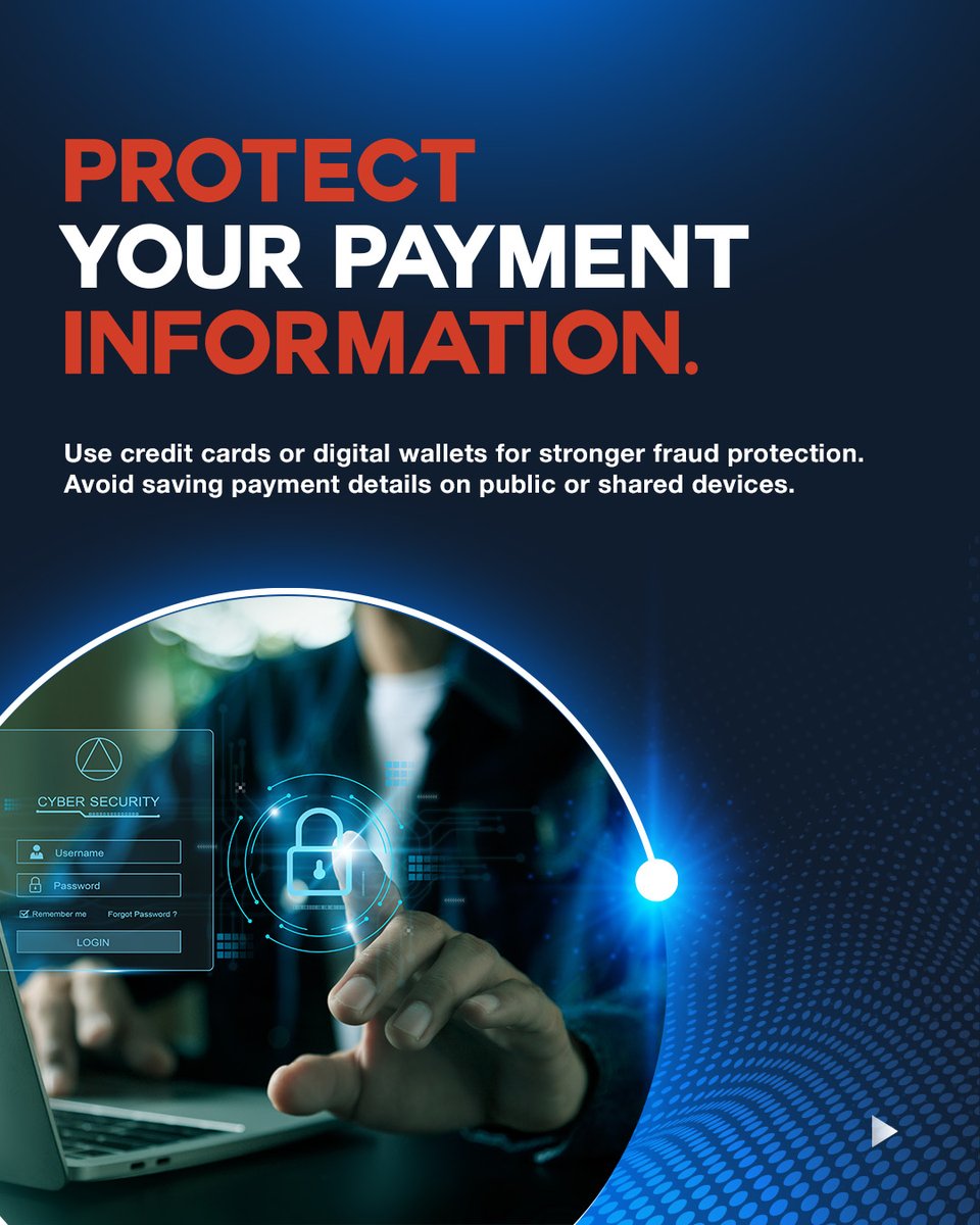 QuickStartIntel's tweet image. As holiday online shopping picks up, so do online threats!

Stay safe: shop on trusted HTTPS sites, use secure payment methods, avoid suspicious links, and strengthen your passwords

🔗Learn more about our Cybersecurity Bootcamp: ow.ly/AorT50Xu9r1

#OnlineShoppingSafety