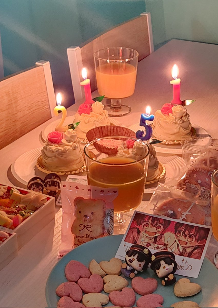 yori_hnkkn's tweet image. 柚木誕のお祝いもできてめちゃくちゃ楽しかった♡