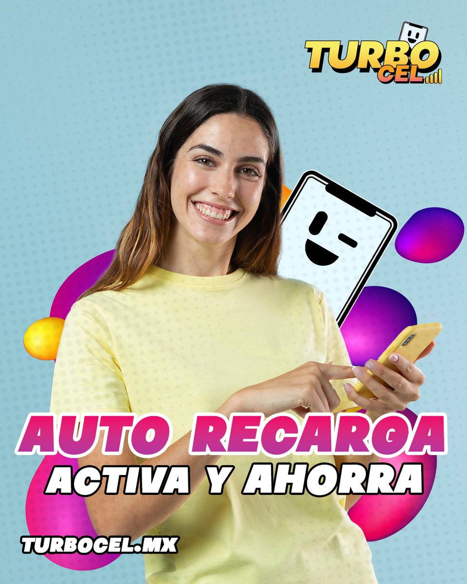 TurboCel_mx's tweet image. 😎 Olvídate de los recordatorios, con la auto-recarga tu plan se renovará en automático para hacerte todo más fácil. 😉

Descarga tu App aquí qrco.de/beJxpB y activa ya tu auto-recarga 🤩

#TurboCel #AutoRecarga #Telefonia #Ahorro