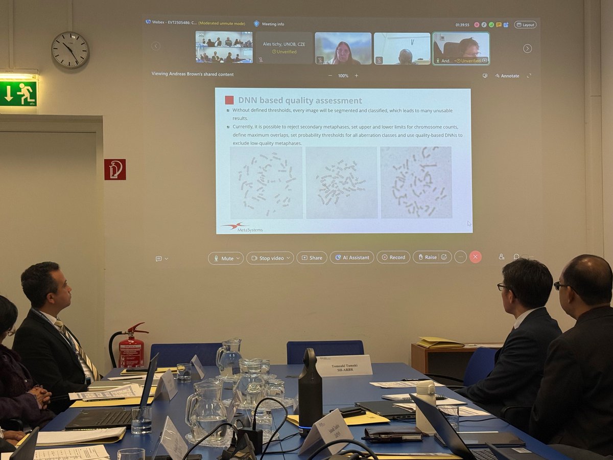 Global experts join @IAEAorg #radiobiology specialists this week to examine the future of #biodosimetry: a field critical for evaluating #radiationexposure. 

Their discussions on how #automation and #AI can help with dose assessments will inform future IAEA research.