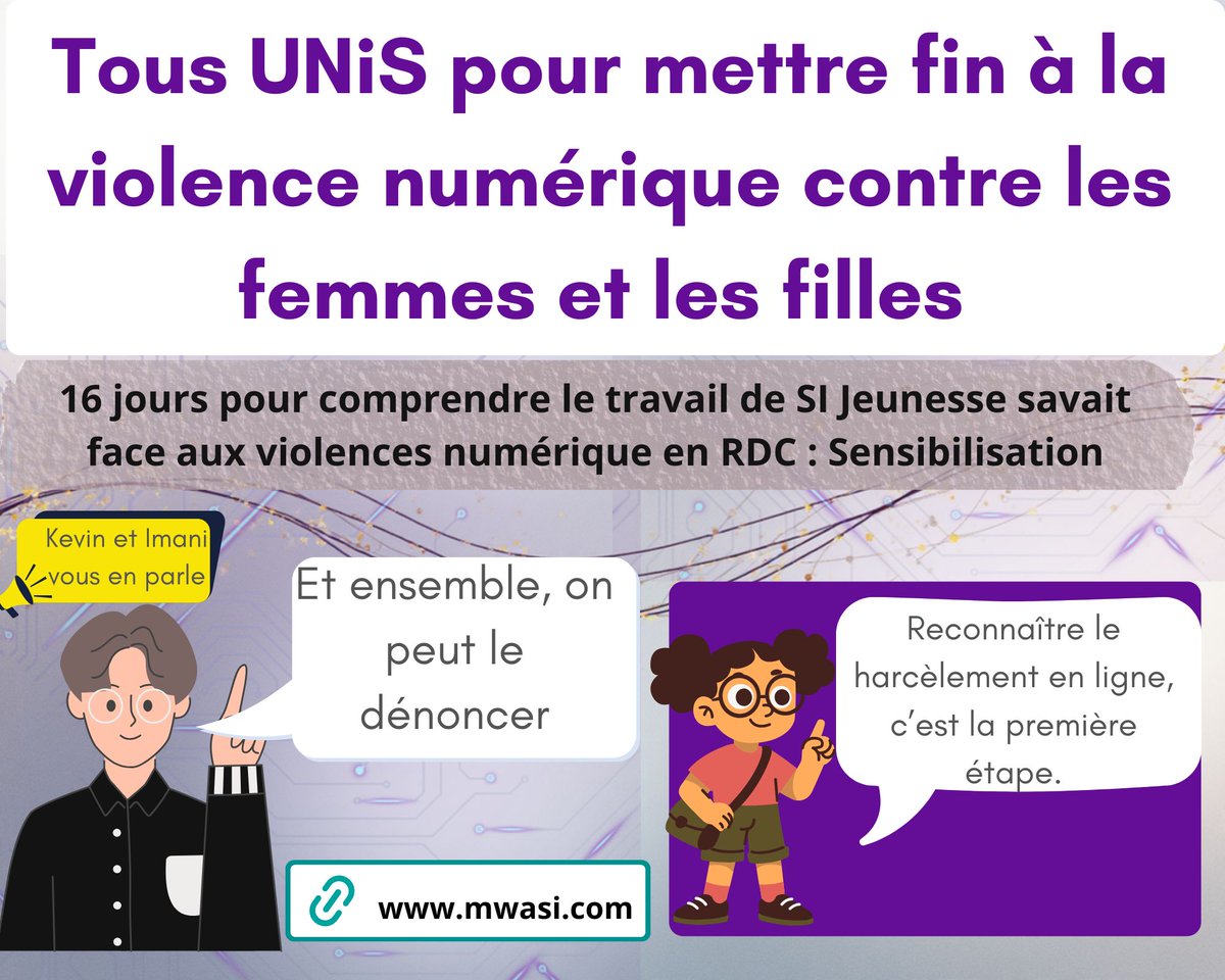 #16Joursdactivismes contre les #vbg 
Cette année l'accent est mis sur la lutte contre les violences numériques. 
Dans cette série : RECONNAITRE LE HARCELEMENT EN LIGNE C'EST LA PREMIERE ETAPE.
Rejoignez nous dans cette campagne pour un #espacenumériqueSAIN.
Pour tout contact