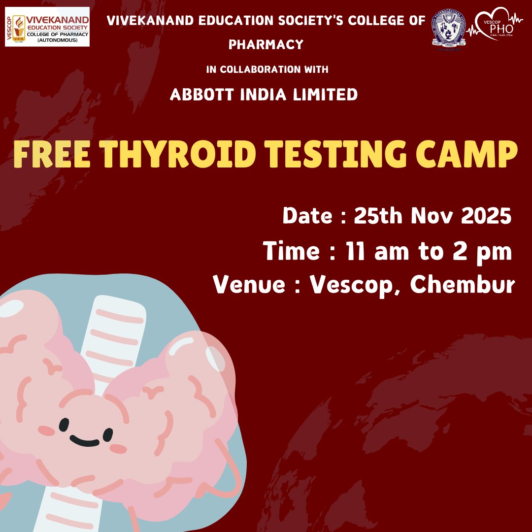 Vivekanand Education Society's College of Pharmacy tweet media