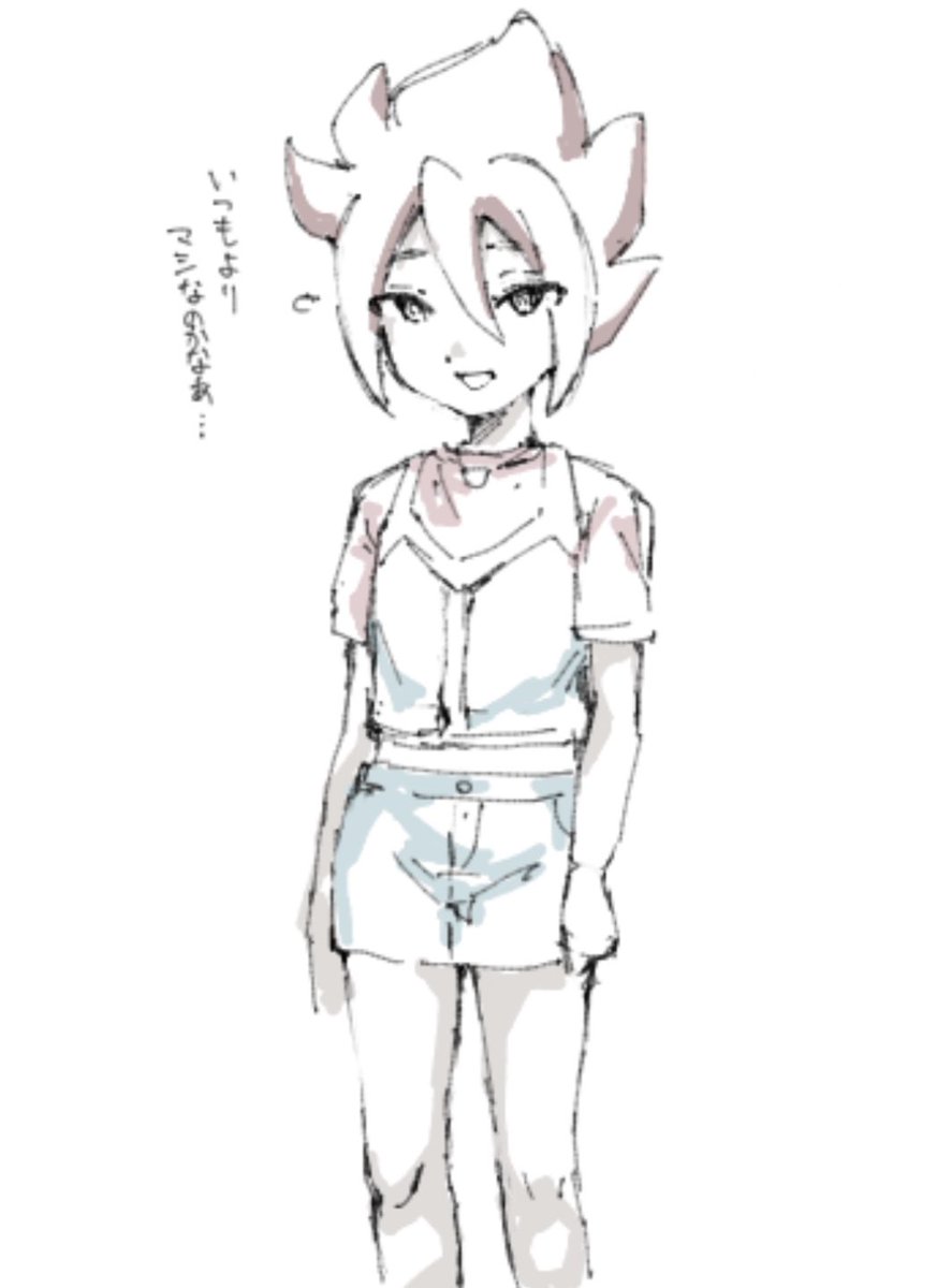 tomiko_lebego's tweet image. 一筆したためてきた
※女装