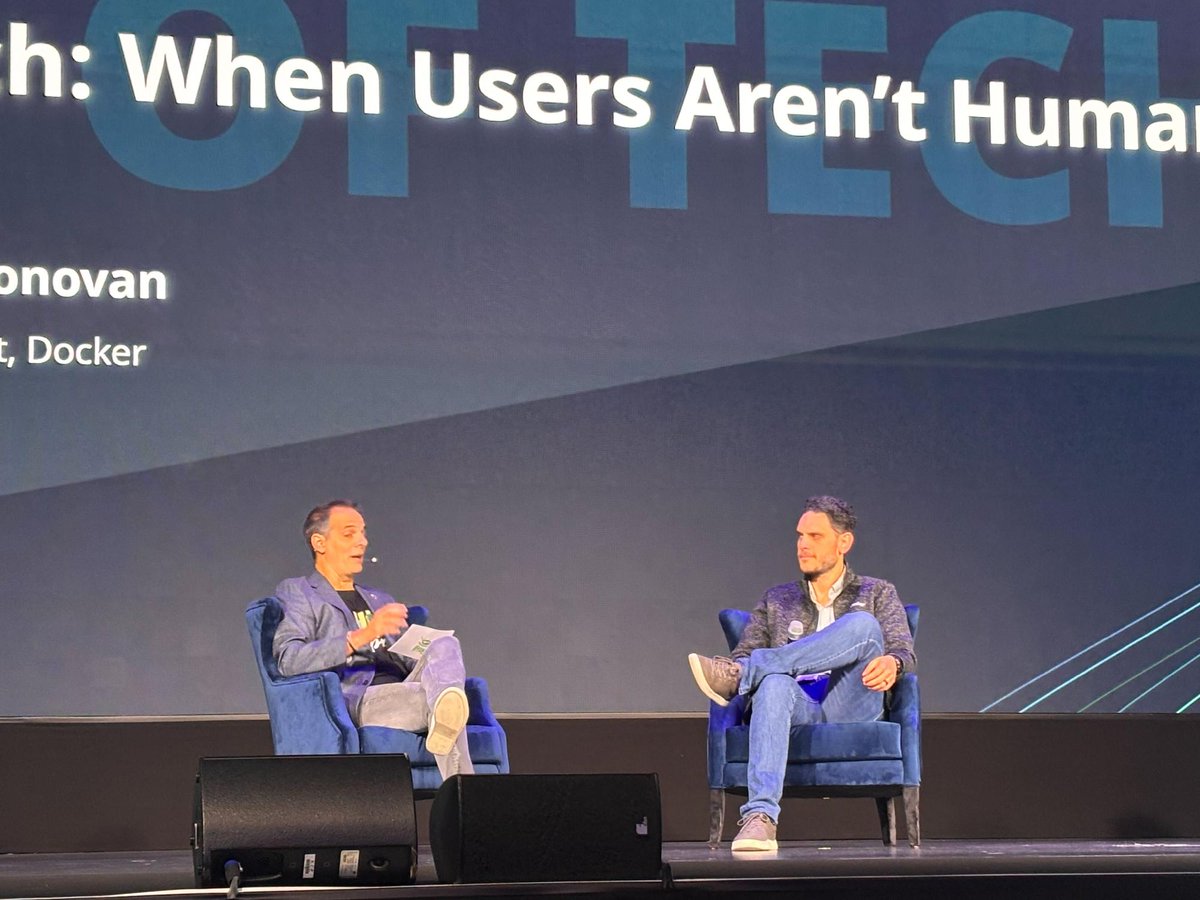 Docker's tweet image. 4 trends from SwampUP Berlin shaping software supply chain security:

- Attacks are scaling
- Governance is essential
- Securing agentic apps with MCP
- Starting with verified components

Do you agree? See why → bit.ly/3KghGHL

#Docker #Security #DevSecOps #MCP #SwampUP…