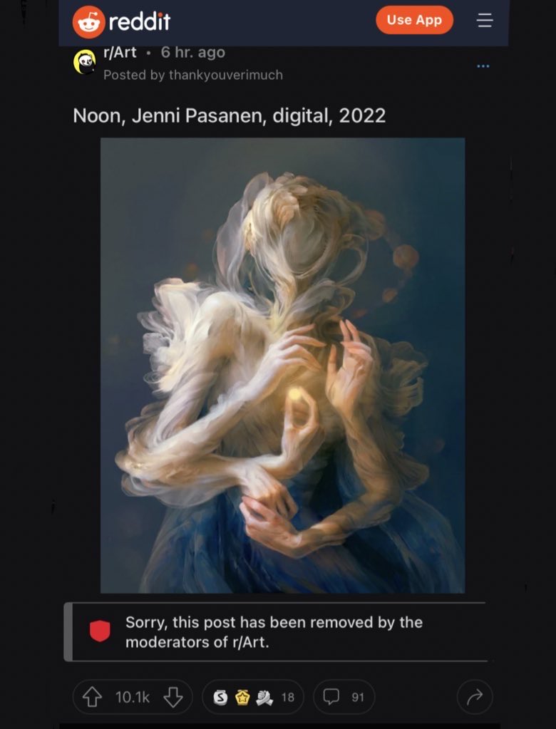 PasanenJenni's tweet image. Welcome to club 🥳 Remember it seizes to be art if you make it NFT or if it uses GAN textures in any form!