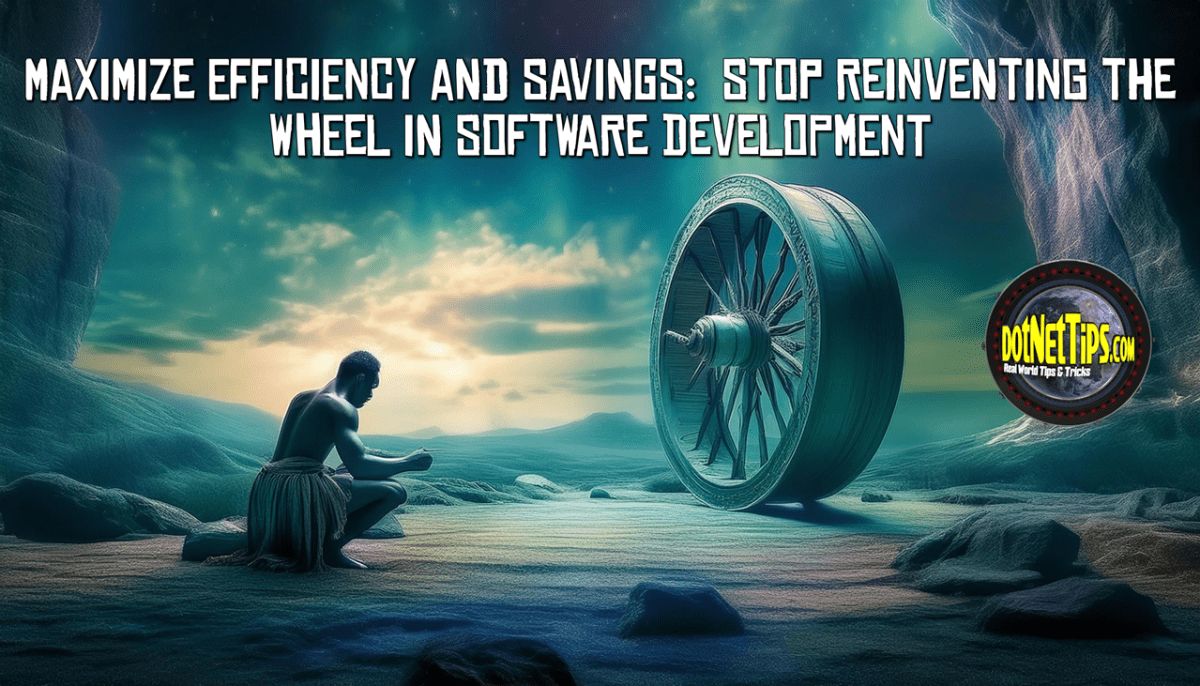 realDotNetDave's tweet image. 🚀 Maximize efficiency and savings in software dev! Stop reinventing the wheel and use existing tools to save time and money. Discover how third-party solutions can accelerate your projects. 🛠️💡
dotnettips.wordpress.com/2024/08/25/max…
#MVPBuzz #dotnet #VisualStudio