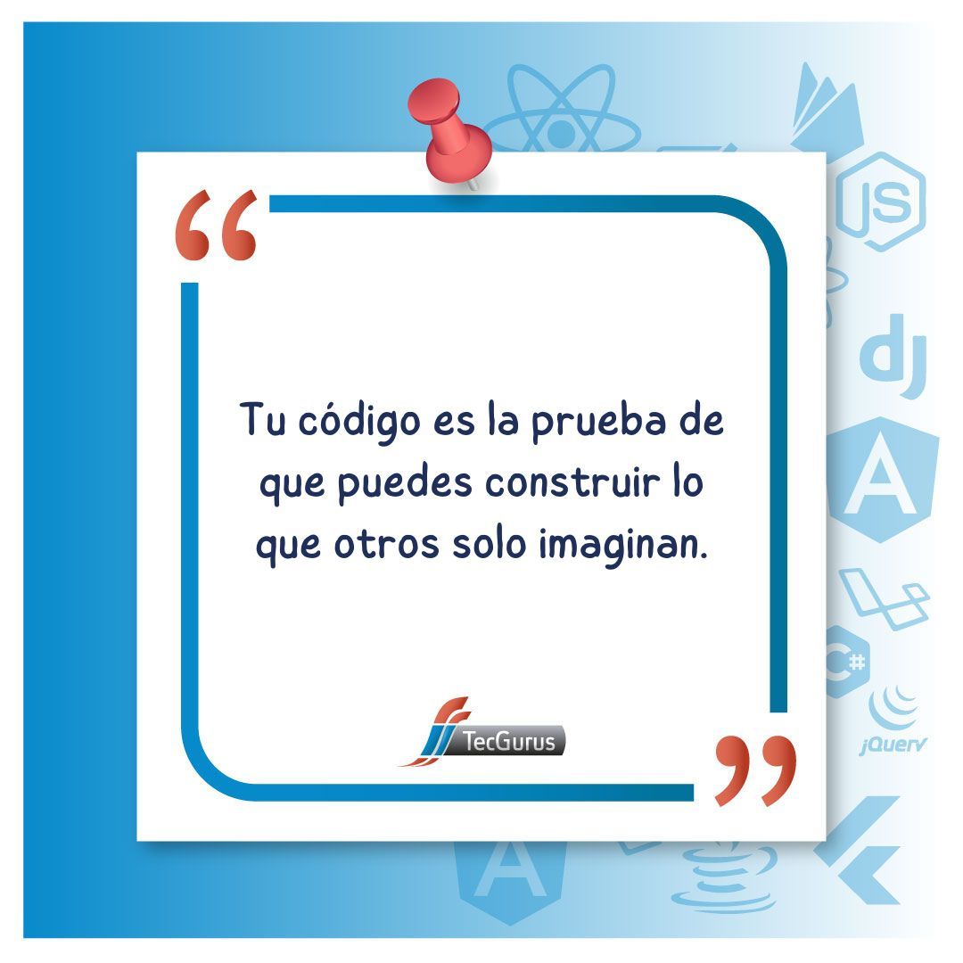 tecgurusnet's tweet image. 🚀  🧑💻 ¡Sigue aprendiendo, sigue creando, sigue programando! 
tecgurus.net

#onlinecourse #MondayMorning #SoyGuru