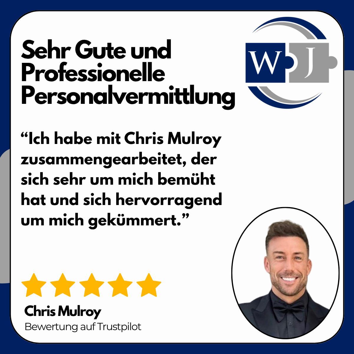 wolfjansen1's tweet image. Another 5 Star Review for Chris Mulroy!

#WolfJansen #SAP