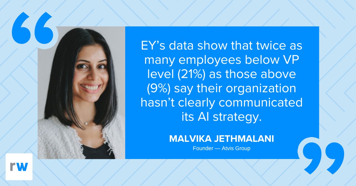 GetReworked's tweet image. Workers are all in on AI, but leaders haven’t quite caught up. According to EY’s survey, 84 percent of U.S. desk workers are excited by agentic AI while 61 percent feel swamped by the constant new tools. Reworked Contributor Malvika Jethmalani unmasks the upskilling gap,…