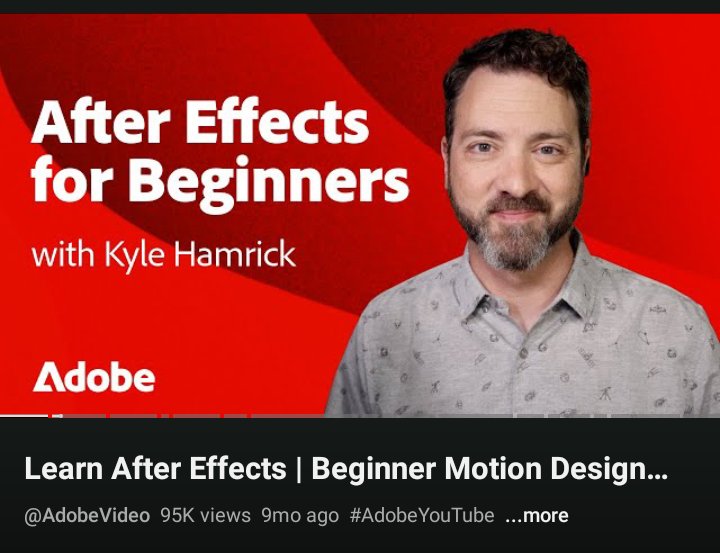 francispc001's tweet image. I started this 3-hour After Effects introductory course today.

It&apos;s been really great so far.