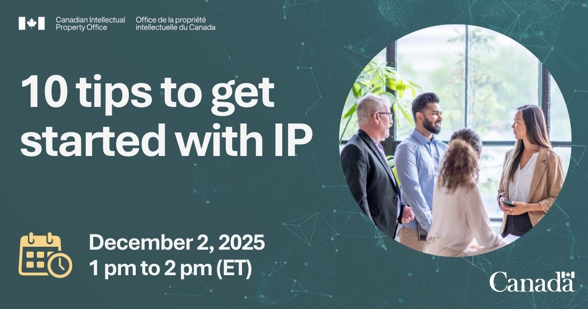 Is your business exploring its #IP options?  

Join our upcoming webinar to learn 10 tips to get started with #IP! ow.ly/oKl750XwTF4