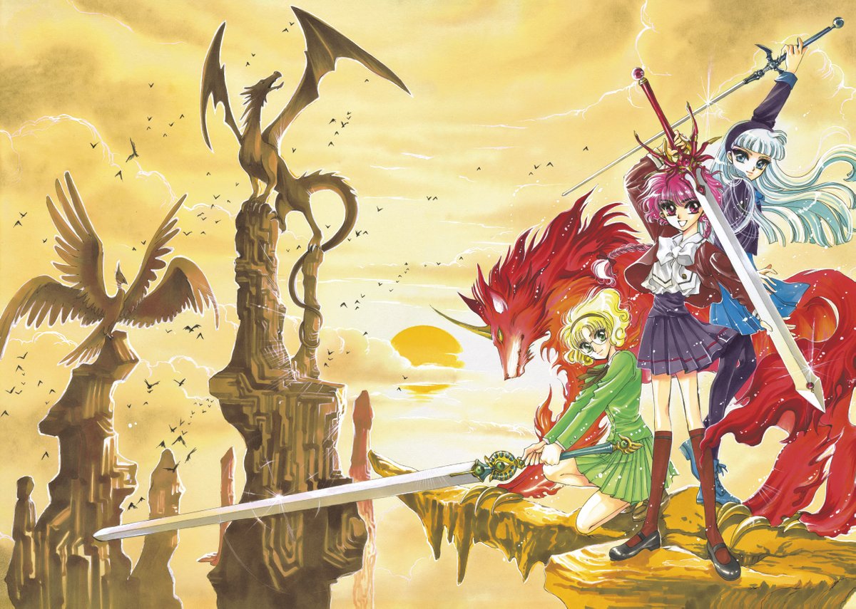 🎨 An Exhibition in Your Hands

The CLAMP Official Artbooks are more than just a collection...it's a meticulously curated piece of history!

This stunning volume features delicate and vibrant art spanning CLAMP's legendary career, including works like Magic Knight Rayearth,