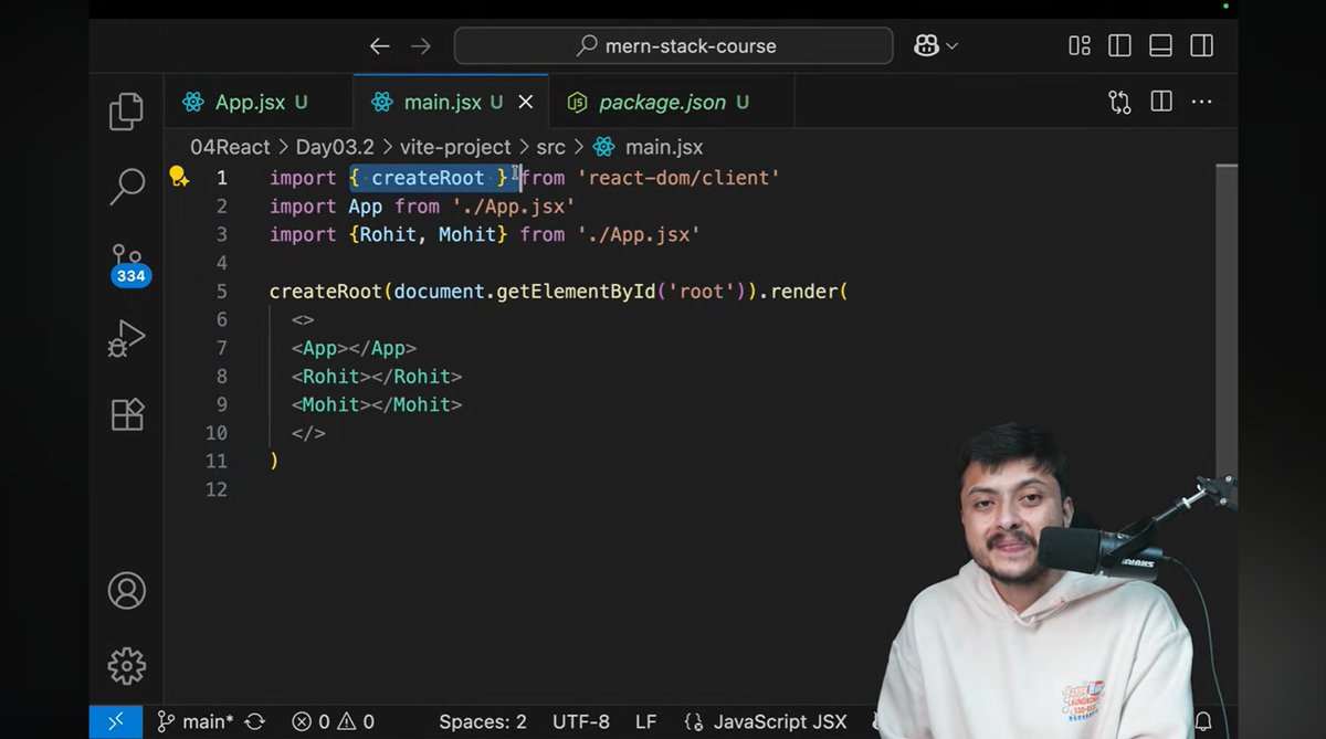 Manishkumawatt's tweet image. #Day40  Completed Of #MERNSTACK Course with
@CoderArmy  &amp;amp; @rohit_negi9 🚀❤️
Just learning React + Vite complete setup &amp;amp; deployment! 🚀

Explored:
✔ npm
✔ plugins
✔ Node.js
✔ bundlers
✔ export &amp;amp; import in React
Ready to build faster apps with Vite ⚡
#ReactJS #Vite #Jsx  #Dev