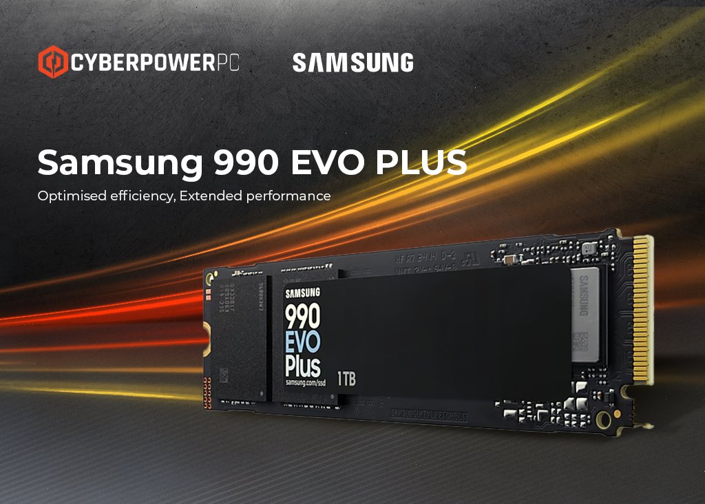 CyberPowerPC_UK's tweet image. Whether you&apos;re gaming, editing, or multitasking, experience lightning-fast speeds with the @Samsung 990 EVO PLUS, built to keep up with every move.

👉 Explore now: cyberpowersystem.co.uk/page/samsung/s…

#SamsungSSD #990EVOPLUS #PerformanceDriven #NVMe #SSD