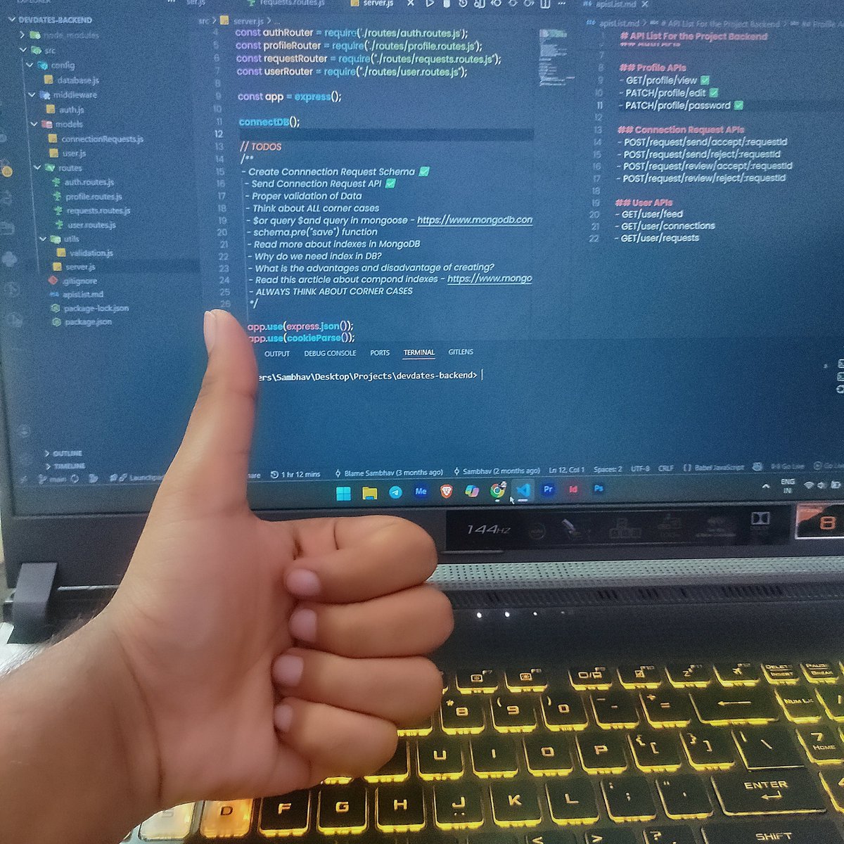 Coding_Sage's tweet image. Day 3 of #buildinpublic

7 Hours Grind!

Completed!
1. Middleware
2. Authentication
3. Authentication with JWT
4. Authentication with JWT &amp;amp; Token
5. Started out with Social Media Project!