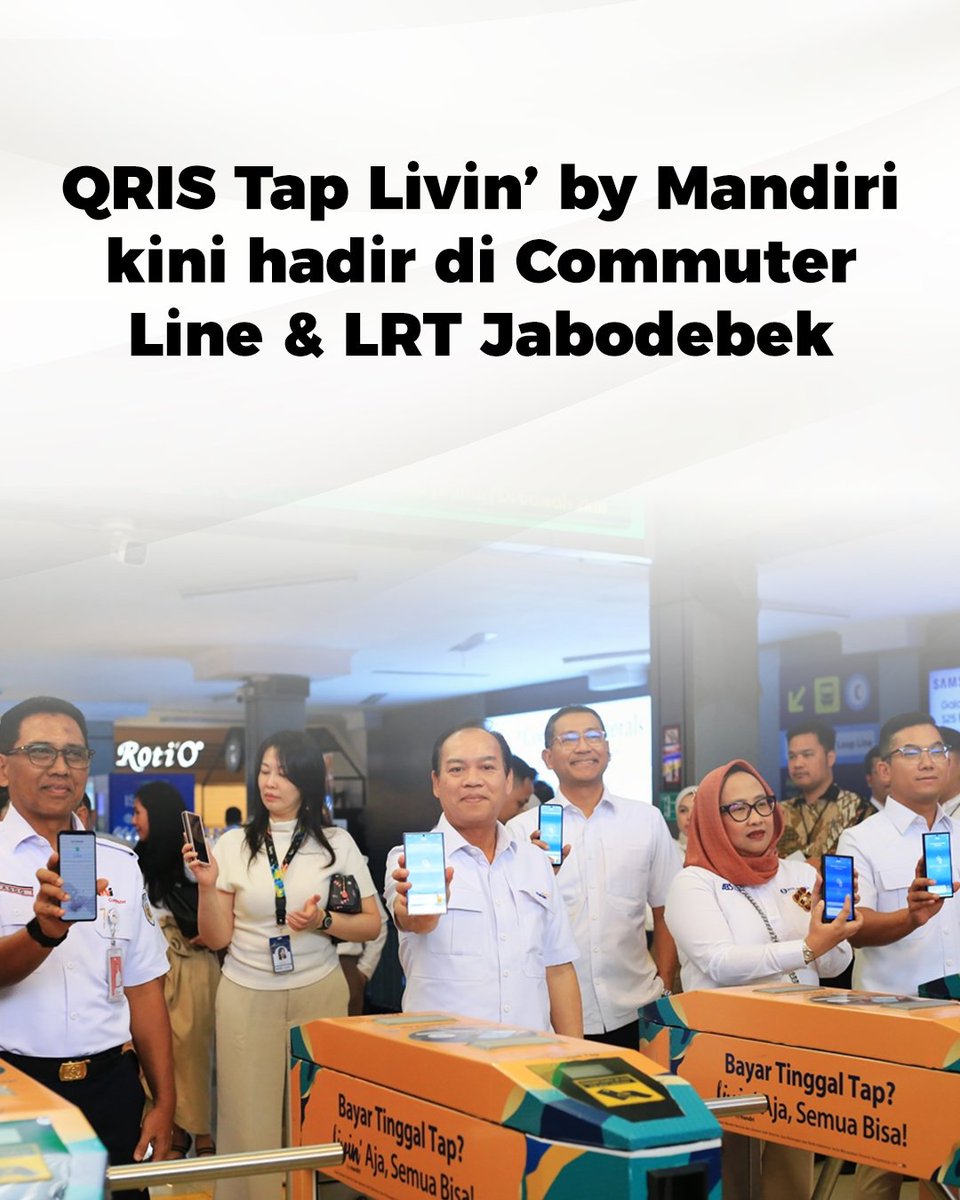 han4444sha's tweet photo. Bank Mandiri melaporkan bahwa transaksi QRIS Livin’ mencapai 878 juta transaksi hingga September 2025, meningkat signifikan dibanding tahun sebelumnya. #bankmandiri https://t.co/LU78cd5YqK