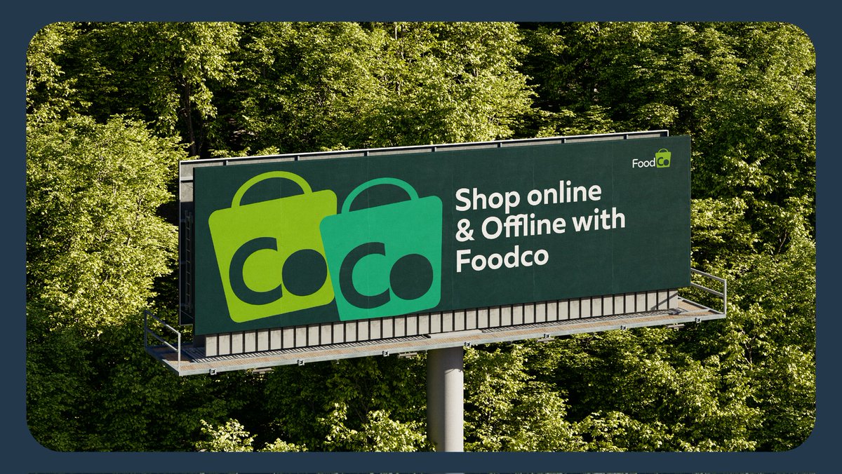 SmartMeso's tweet image. 14/30
Brand: Foodco 
FoodCo Nigeria Limited is multichannel retailer and consumer goods company in Nigeria. Their major operations Supermarkets, Fast-food, manufacturing... 

Here&apos;s a proposed rebrand for the company.
#30DaysCreativeEvolution 
Hit or miss🤔?