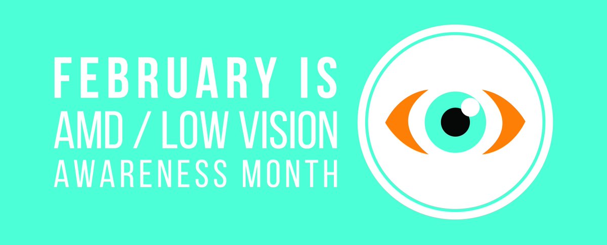 A.M.D./Low Vision Awareness Month is an awareness month targeted at spreading more information about Age-related Macular Degeneration (A.M.D.) and diseases affecting the eyes that could lead to visual impairment. 

nei.nih.gov/learn-about-ey… 

#LowVisionAwarenessMonth #Disability