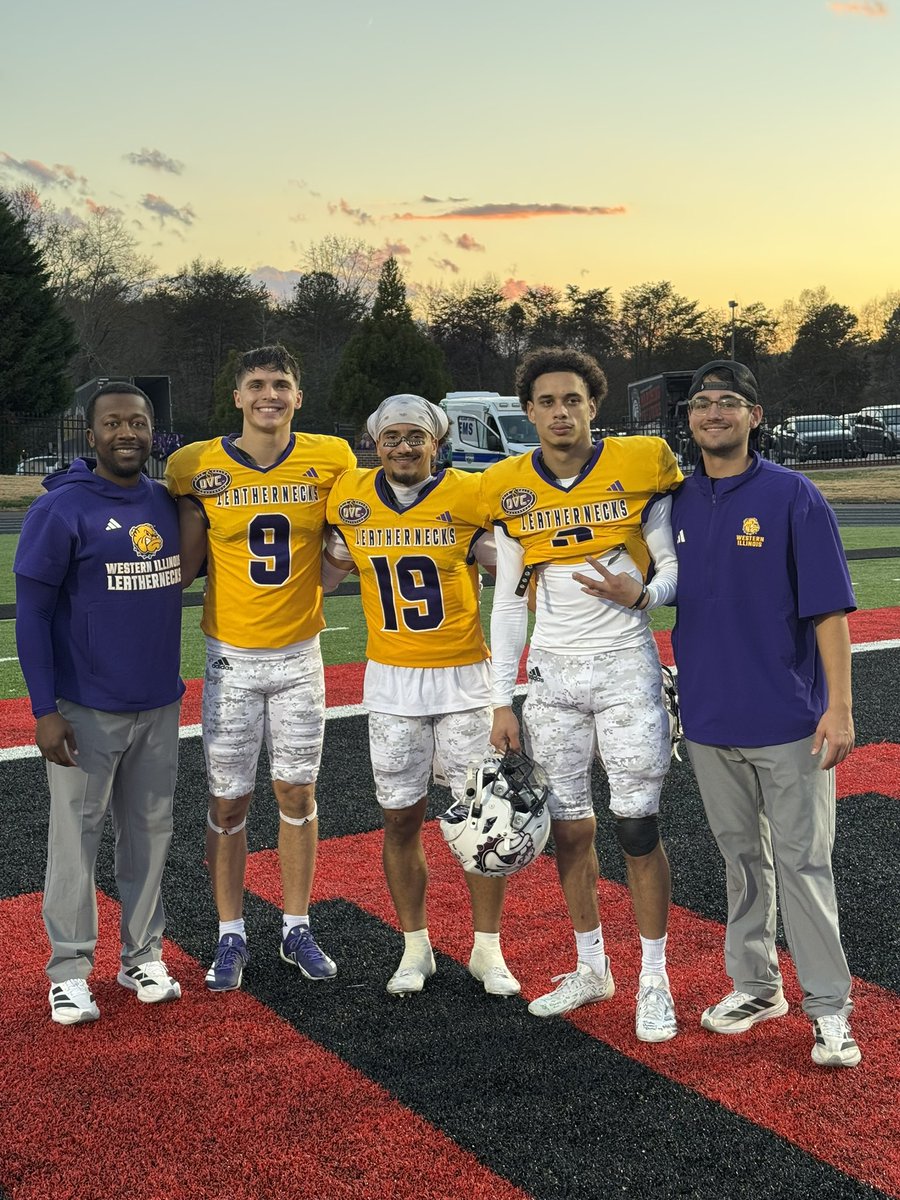 Year 1 in the books! Grateful for these senior leaders and to learn under a great coach like <a href="/coachiwash/">Isaiah Washington</a>. Excited to see what’s next for the ‘Necks. NEVER SETTLE! #ECI