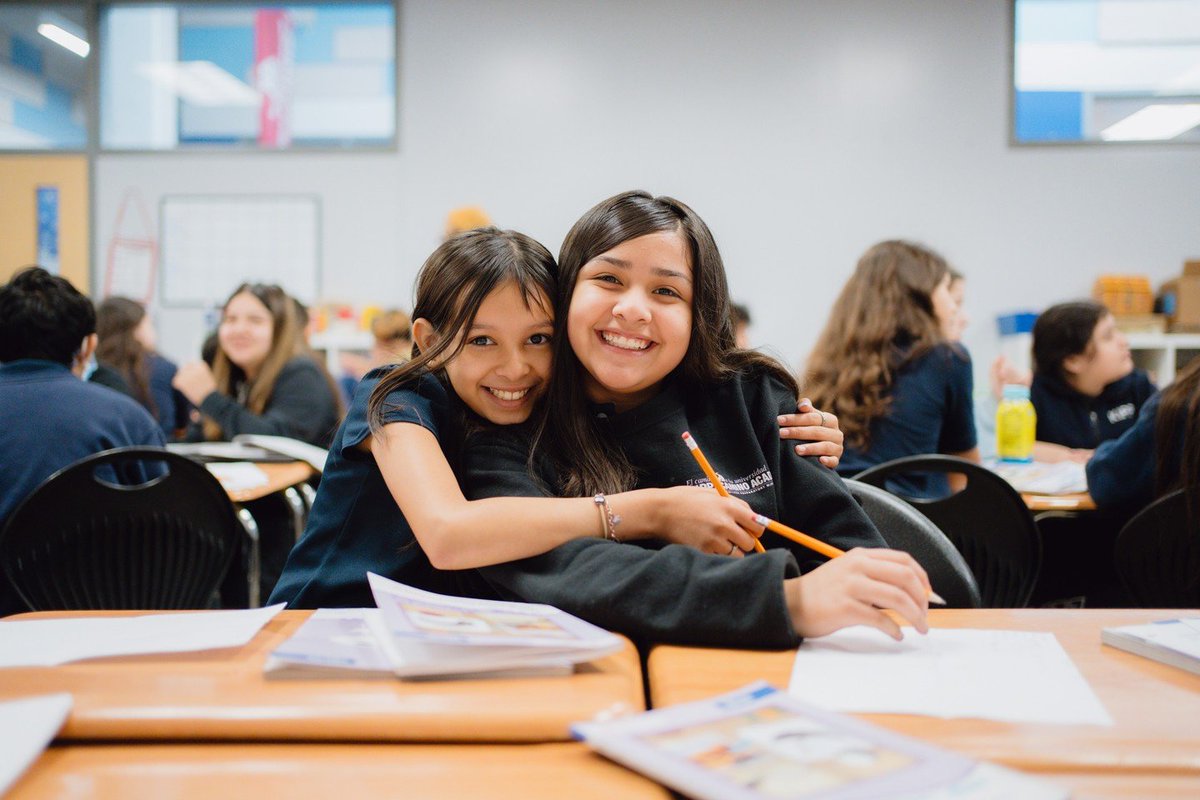 KIPP's tweet image. This week, we’re thankful for the friendships that make our schools feel like home. 💙 Here’s to the joy, kindness, and connection our students bring to our halls every day.