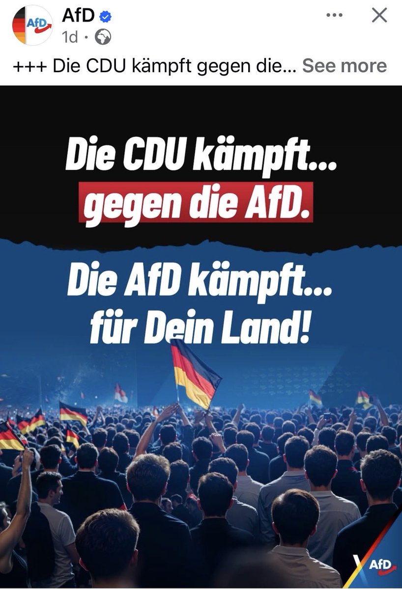 jkcork76's tweet image. Nein! 

Die AfD kämpft nicht FÜR, sondern GEGEN unser Land!

Die AfD kämpft für Putin, Autokratie, Totalitarismus, Rassismus, Faschismus, Ausgrenzung, Spaltung, Hass &amp;amp; Hetze!