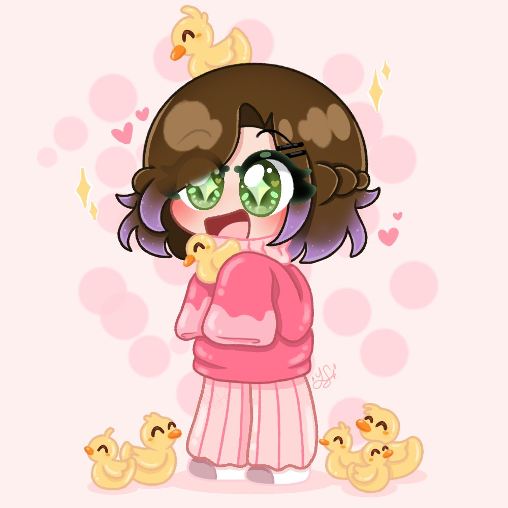 Lía con patitos es felih✨️🦆