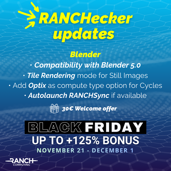 RANCHComputing's tweet image. There are new features for the RANCHecker for Blender. They are BIG! 😱