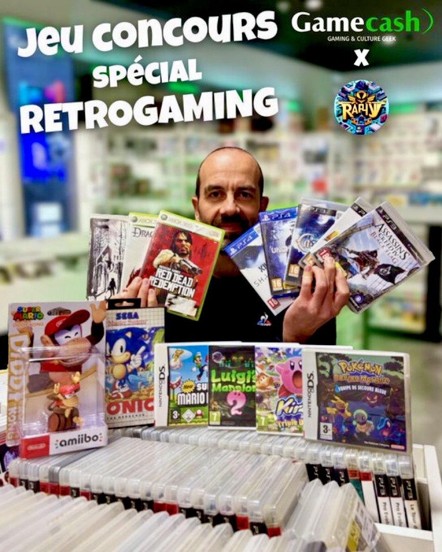 RaphJV's tweet image. 🎁 C’EST PARTI!! 🎁

C’est bientôt Noël et avec @Gamecash_fr on vous offre un lot de jeux d’une valeur de 150€!!🔥

😁 Liste des jeux via le #RaphJVGC 🎁🎄

👉🏻RT+FOLLOW
👉🏻en com votre plus beau souvenir JV sous le sapin🎄

TAS le 1/12 🪄
BONNE CHANCE À TOUS!! 🍀
🎁 #concours 🎁