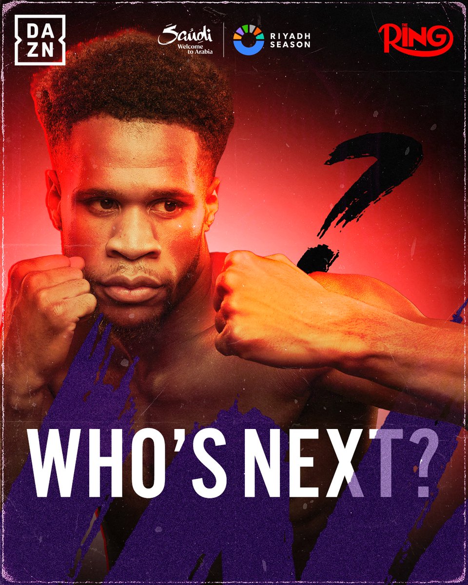 DAZNBoxing's tweet photo. Who should three-weight world champion @realdevinhaney fight next? 👑
#TheRingIV https://t.co/xG1KyhhJHS