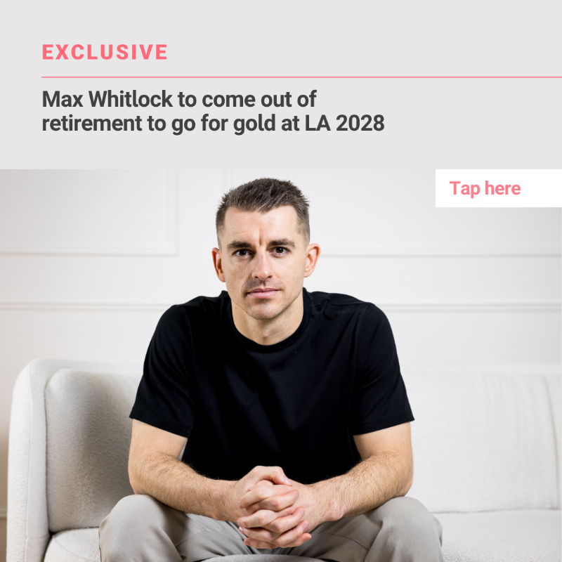 TimesSport's tweet photo. 🔺 EXCLUSIVE: Max Whitlock (@maxwhitlock1) is coming out of retirement to compete at LA 2028.

He tells @allyrudd_times why he couldn't end his career on the disappointment of Paris ⬇️