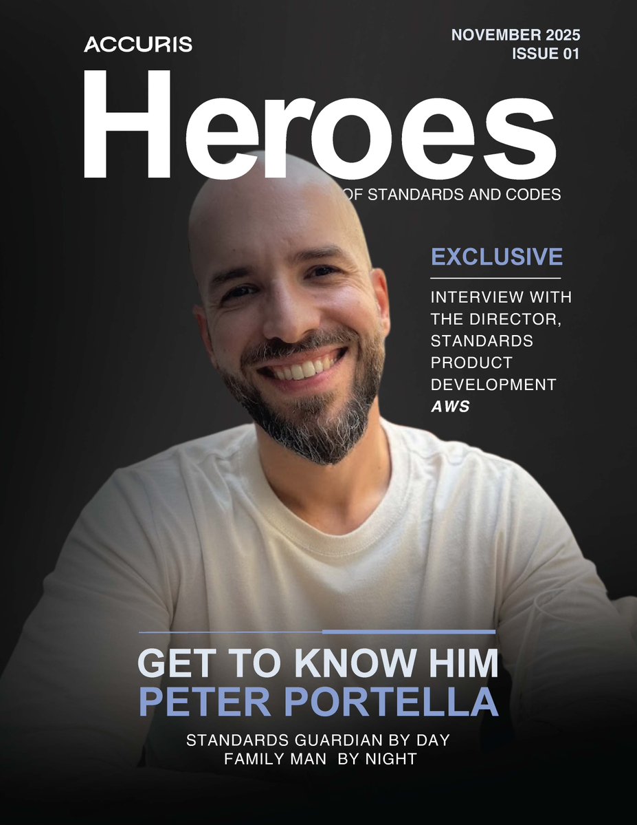 AccurisCo's tweet image. Meet Peter Portella: standards leader, educator, and family man. 

As the Director of Standards Product Development at the American Welding Society (AWS), Peter leads #digitaltransformation in standards creation.

Read Peter’s full story: hubs.la/Q03VFrb00