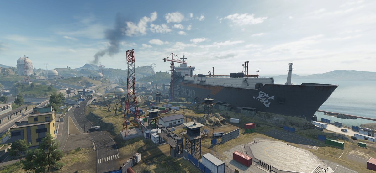 codmINTEL's tweet image. Serpent Island official screenshots in Call of Duty: Mobile.

This island has a long history, but what attracts people&apos;s attention most now is not its beautiful scenery or historical relics, but the giant ship that still carries T-3 missiles.