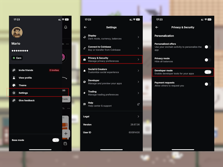 Tort_Mario's tweet image. 9/10 🛠 Developer 

Mode Want to build your own mini-app? Turn on Developer Mode in settings — it unlocks tools for building, testing, and publishing. A promising area for early builders. 

#DevMode #Builders