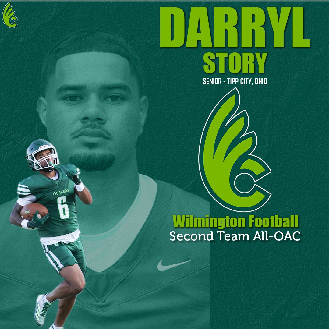 DubCQuakers's tweet image. Four Quakers from #QuakersFB were named All-OAC this morning with De&apos;Anta Sanon on the First Team, and Darryl Story on the Second Team. 

Isaac Ross and Dylan Alltop were Honorable Mentions!

@DubC_Football #WeAreDubC #experiencewilmingtoncollege