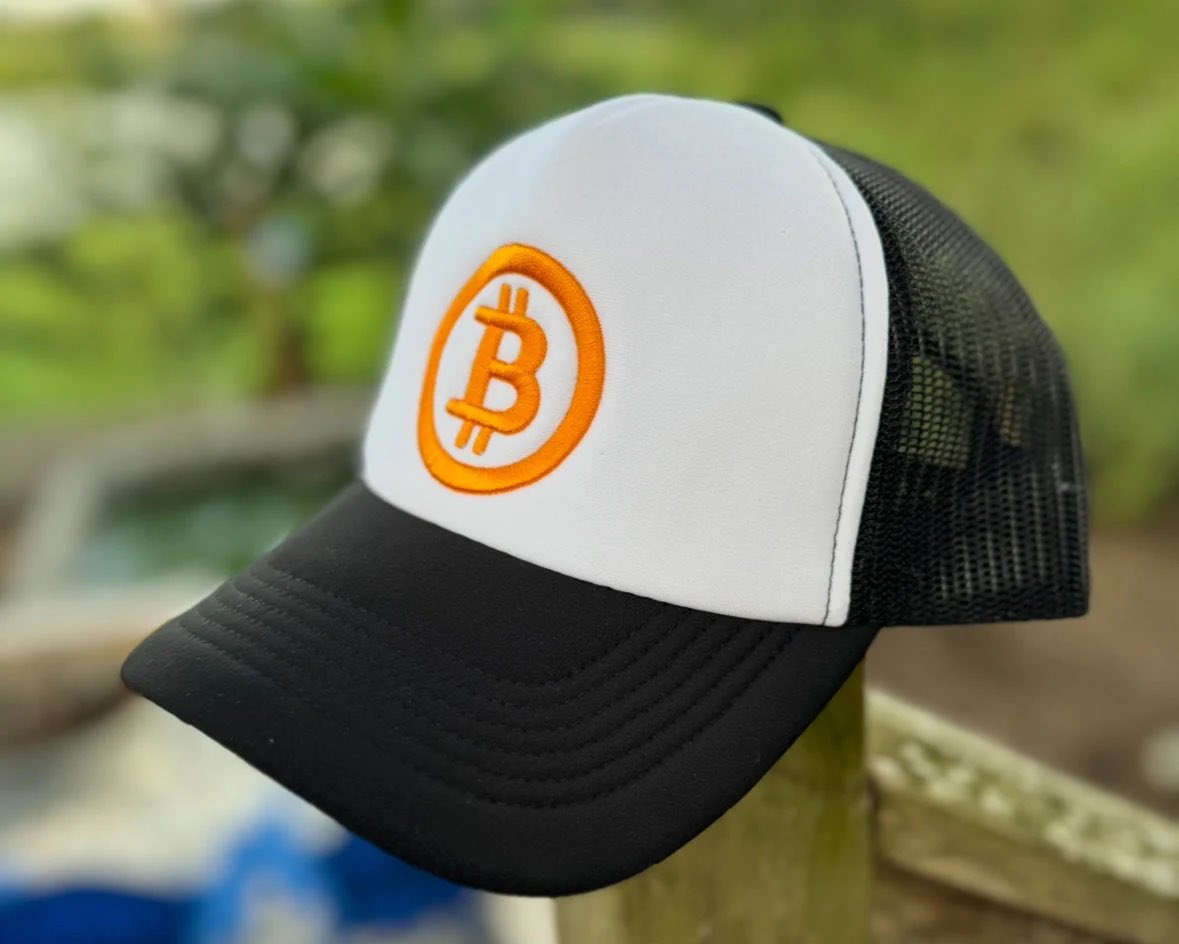 FiniteByDesign's tweet image. Perfect for holiday gifting — these Bitcoin trucker hats make the ultimate stocking stuffer for any crypto fan. Bold design, comfy fit, and pure Bitcoin energy. 🎄🧢✨ Snag one before they’re gone!
#BitcoinStyle #CryptoGifts #StockingStuffer #HODLSeason #FiniteByDesign