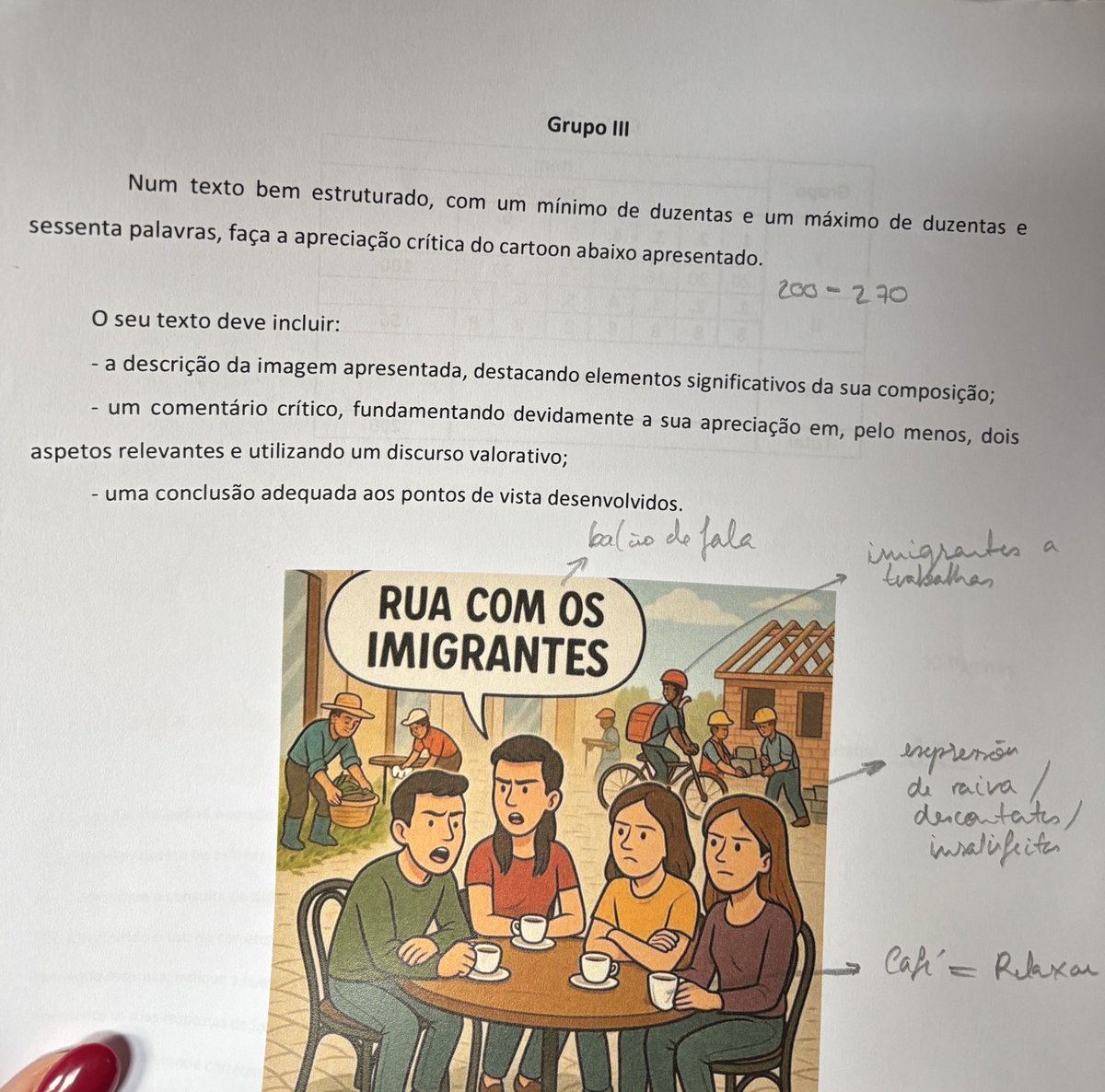 Em vez de se fazer um simples teste de português, é muito mais interessante continuar a moldar as opiniões dos menores. Politizar crianças deve ser indispensável nas escolas atualmente. Já chega, isto já passou do ridículo há muito.