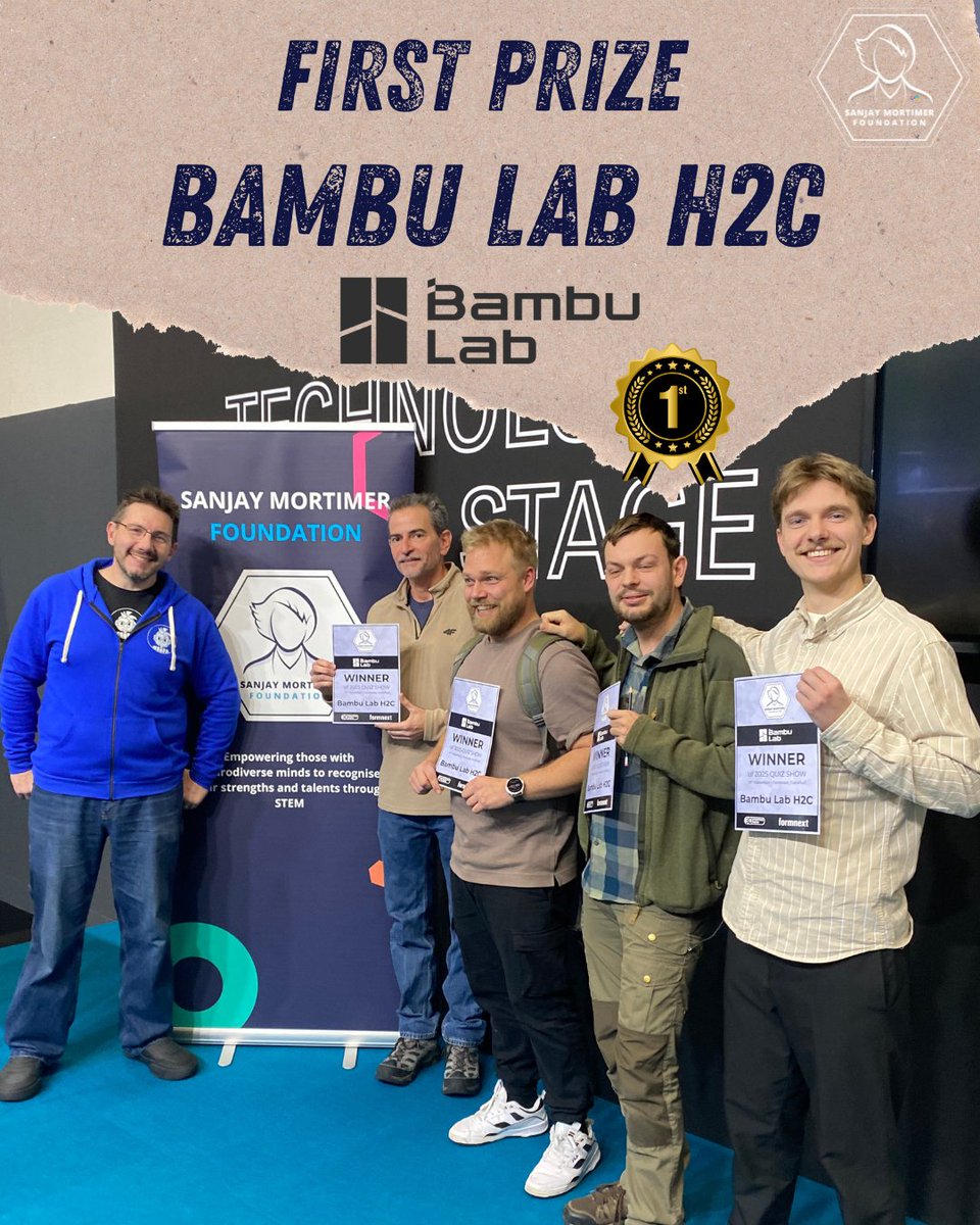 The_SMF_'s tweet image. What a day at #Formnext — the Ultimate Additive Quiz Show returned with full force thanks to @3DPrintingNerd, @joeltelling &amp;amp; our incredible sponsors! 🎉