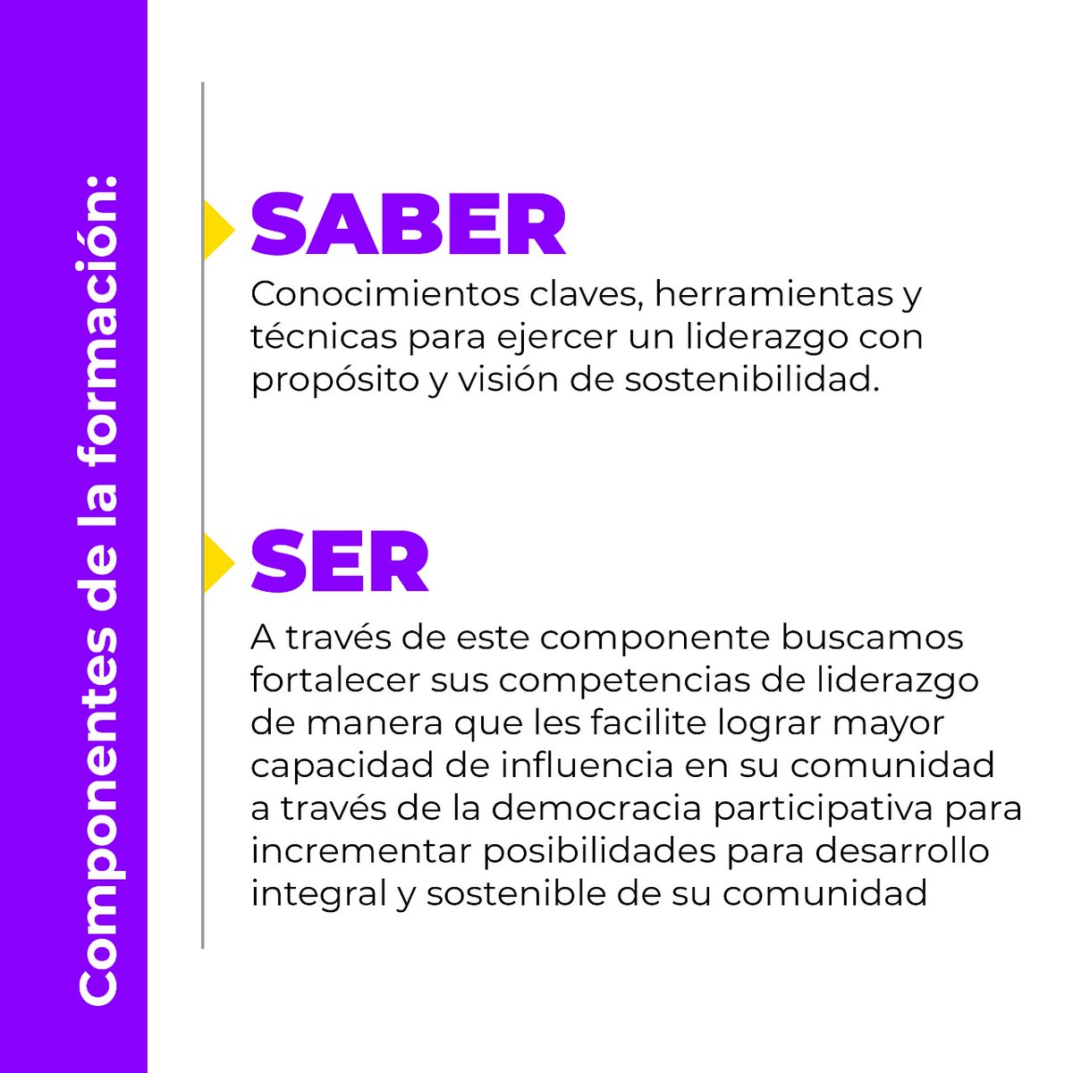 colectivotraso's tweet image. En esta Escuela fortalecerás tus capacidades para promover prácticas responsables, conscientes y sostenibles. Aprenderás sobre comunicación asertiva, análisis de datos, resolución de conflictos, formulación de proyectos, democracia participativa y mucho más.