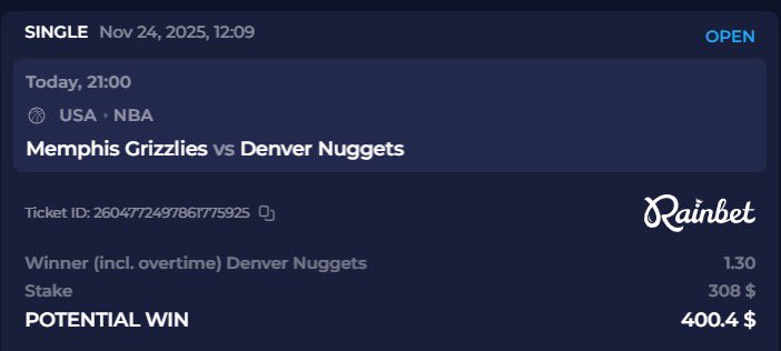 CastleFor3's tweet image. Denver got me tonight 🤞