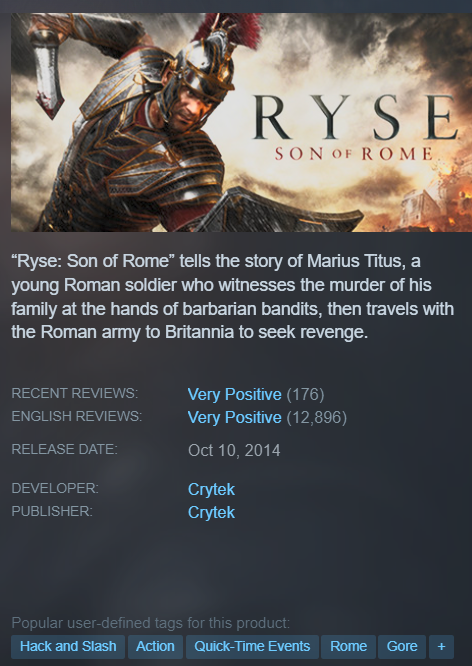 I worked on this game, as part of Xbox, way back in 2014. It's $2.99 on Steam sale right now - snag it if you want a fun story based game. store.steampowered.com/app/302510/Rys…