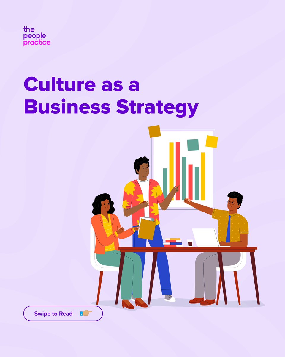 ThePeoplePract's tweet image. Culture is a business strategy, it drives profit, protects margins, fuels performance, sparks innovation, and strengthens brand. which lever will you pull before the year ends?