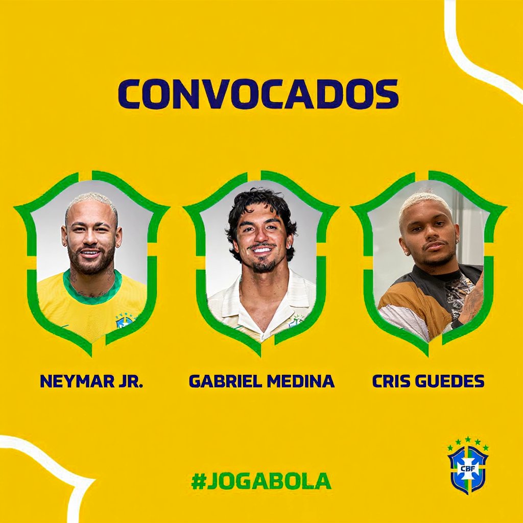 Neymar não vai precisar nem ser convocado pra tá presente kkkkk