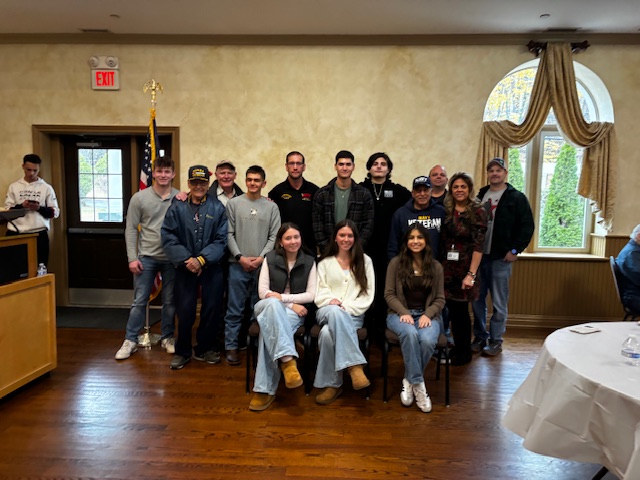 ccsdschools's tweet image. On Nov. 21, the Stars and Stripes clubs at CHSN and CHSS held their annual Veterans Day celebration at the WN Firehouse. #ClarkstownCSD students honored local veterans and learned from their stories. Thank you to all who served! #ClarkstownCommitment #Empathetic