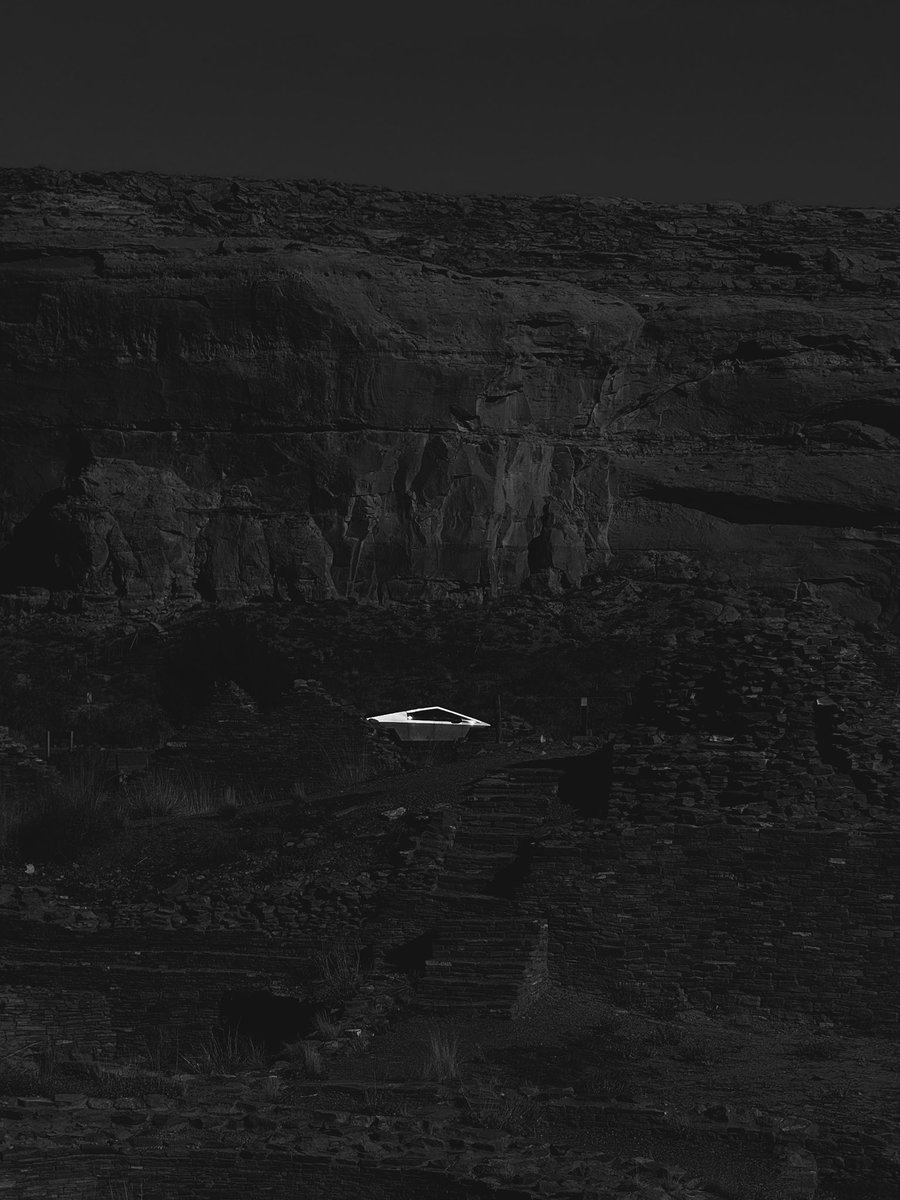 Cybertruck amongst the ruins of a fallen society