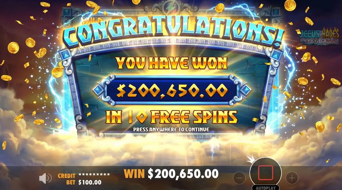 MetaWin's tweet image. This one is crazy… MetaWinner ‘09c86fe’ just turned a straight $100 spin into $200,000 playing Zeus vs Hades on metawin.com! 🏺

To celebrate his 2,000X we are GIVING AWAY $450 to 1 person who QRTs this tweet what they would do with $200k in winnings!